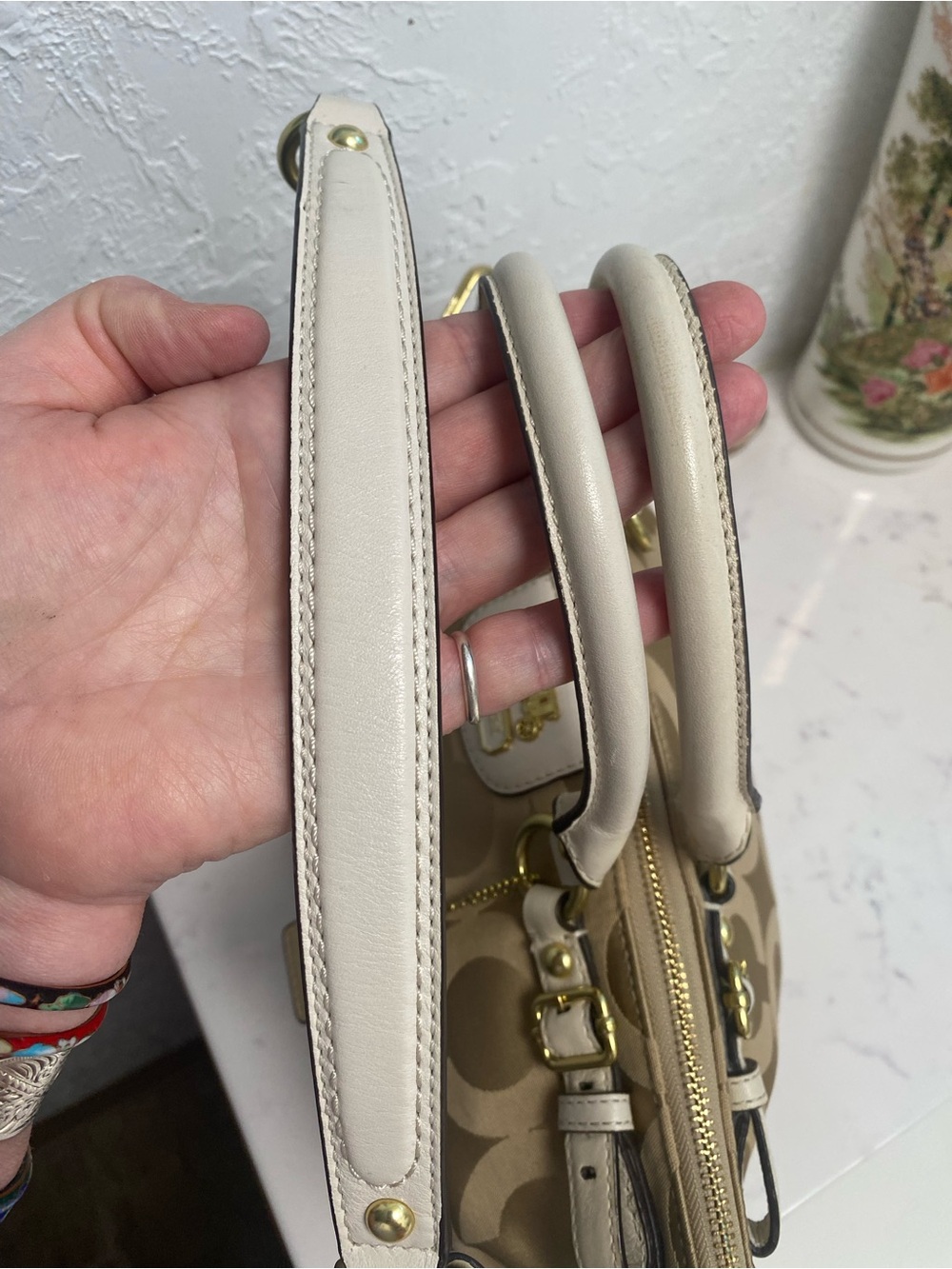 Coach Madison Op Art Sophia Satchel Shoulder Bag Gorgeous!!! - Picture 14 of 14